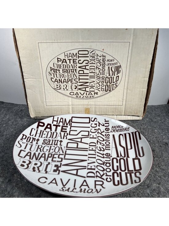 Taste Setter Collection Other - Vintage 1970s Platter by Amm for Taste Setter Collection - Made in Japan - W/Box